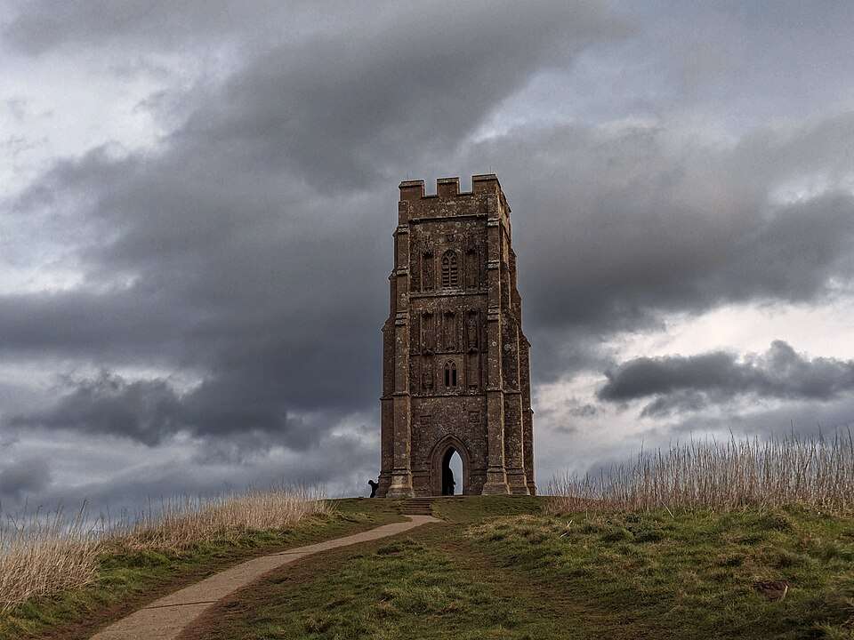 Glastonbury Tor and St Michael's tower